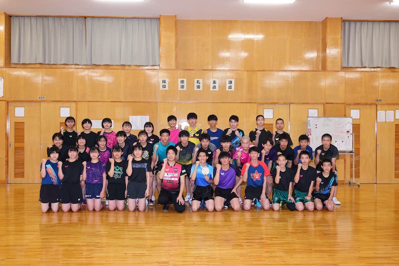 水谷隼が浜松修学舎中学・高校卓球部に熱血指導！世界を知る金メダリストが語る勝つために重要なこと