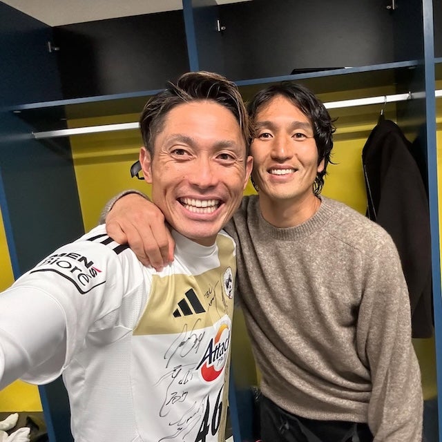 森脇良太があの元日本代表との豪華なツーショットを公開！