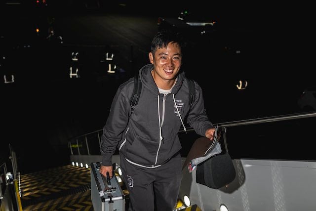 パドレス・松井裕樹らが韓国へ出発「ジャージかっこよ」