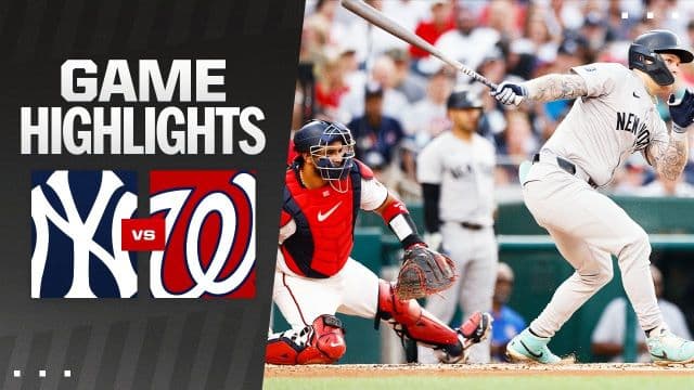 MLB公式がヤンキースvs.ナショナルズのハイライトを公開