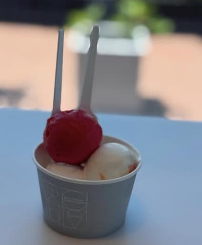 原田夏希、夏の暑さに沁みるジェラートショットを披露！