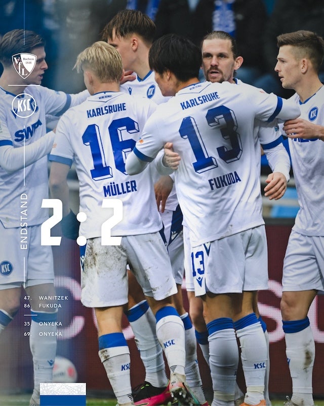 福田師王が待望の移籍後初ゴール！チームを救う劇的ゴールにファン歓喜