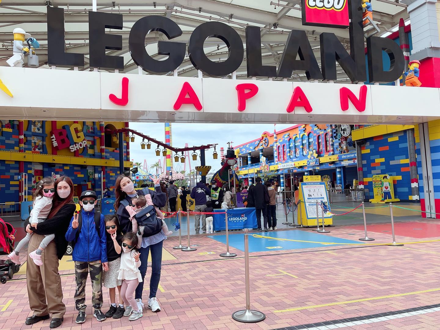 丸高愛実さんが親友親子とLEGOLANDへ「子供も大人も楽しみました✌️🌸」