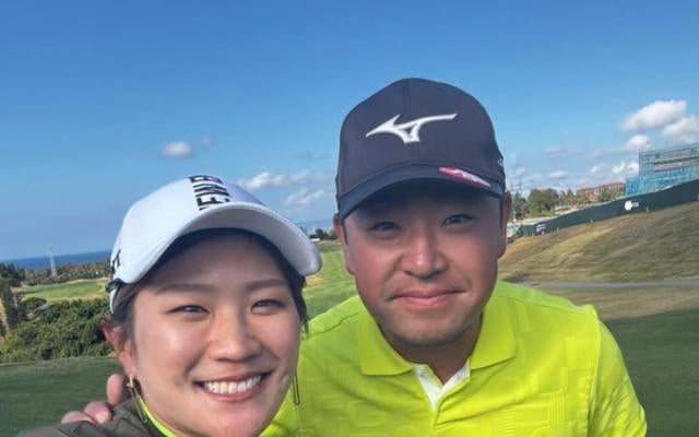 プロゴルファー時松源蔵、チャリティゴルフに感謝！成田美寿々プロとのペアで熱戦