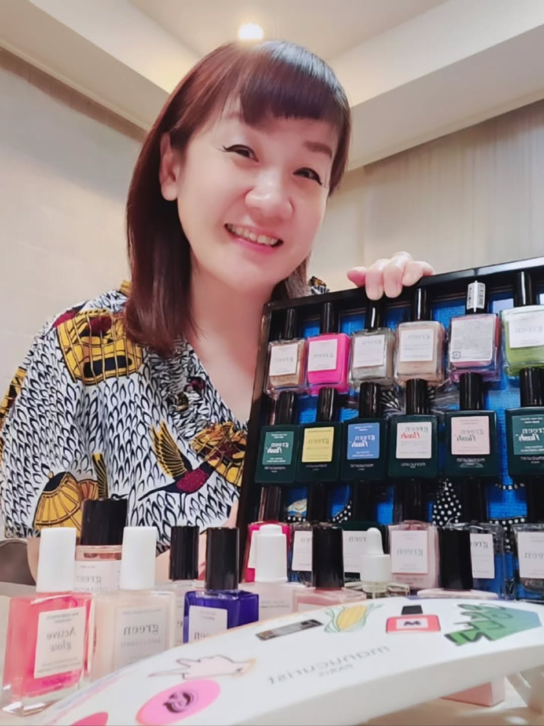 「私の楽しみな時間のひとつ」谷亮子がネイルアレンジを楽しむ！