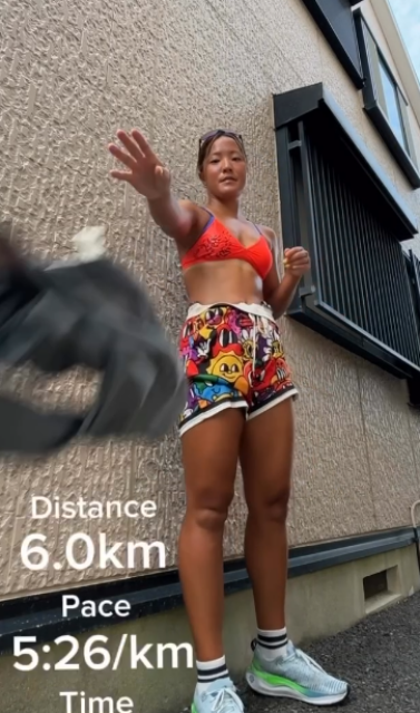 ショーパンスタイルで美肌全開！ビーチバレー沢目繭、朝ラン6kフィニッシュのスタイリッシュムービーに注目！
