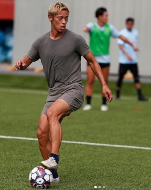 本田圭佑 トレーニング姿を公開！「Had a good training.」