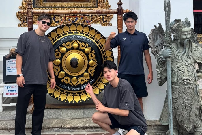 タイ満喫してますやん！？大阪ブルテオン、西田有志たちが日本博へinバンコク