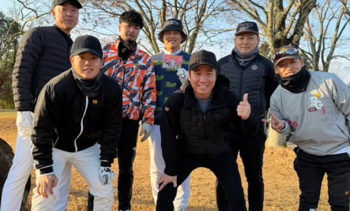 山足達也がオリックス・谷口スカウトのゴルフ会に参加