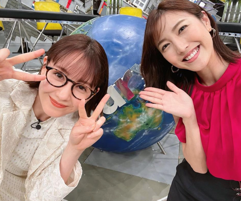 トリンドル玲奈さんが”大学時代からの心友”フジ女子アナと番組共演に歓喜😍「美女ふたり😍❤️😍❤️😍」