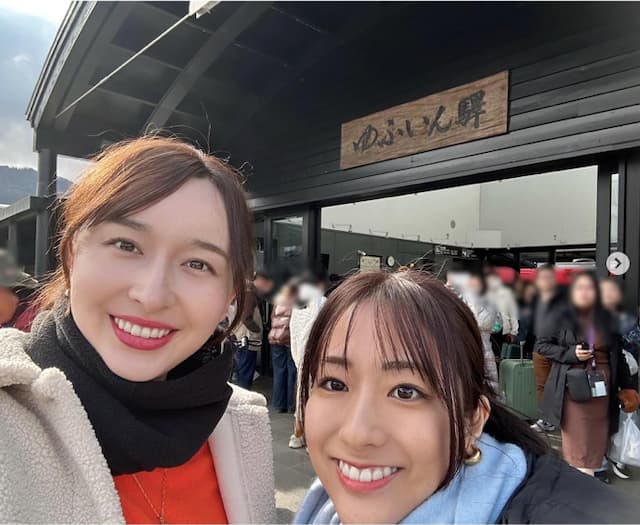 宇賀神メグが田村真子との湯布院旅行を投稿！グルメや温泉を堪能