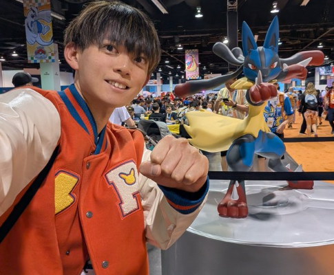 松丸亮吾、世界大会でメガシンカ！「ルカリオ」との2ショットにファン大興奮