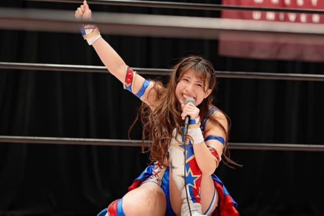 荒井優希がプリンセス・オブ・プリンセス王座への挑戦権を獲得「がむしゃらに戦います！」