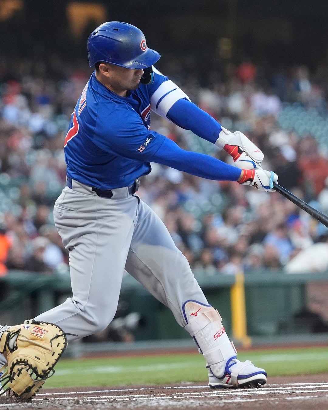 鈴木誠也、ジャイアンツ戦で2出塁　3試合連続安打をマーク