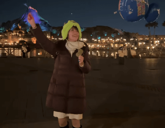 「人間を超越したカワイサです」個性派の美女アナウンサー、夜の”バルーン・ムービー”を披露しファンパレード状態！「狂気乱舞や笑」