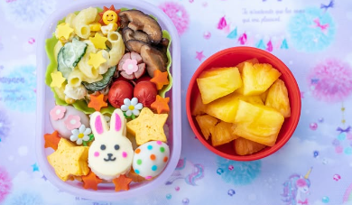 柳原可奈子が作った“イースター弁当”が可愛すぎる！ピンクうずら＆チーズうさぎに称賛の声！