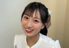 「ポニーテールが可愛すぎる！」田辺真南葉アナ、敦賀ロケで雨にも負けず奮闘