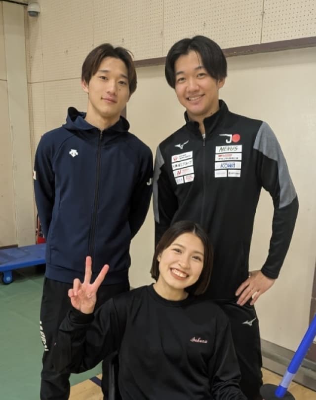 フェンシング・松本龍が高校でフェンシング教室を開催「フェンシングに触れ合う機会をいただけたことに感謝します！」