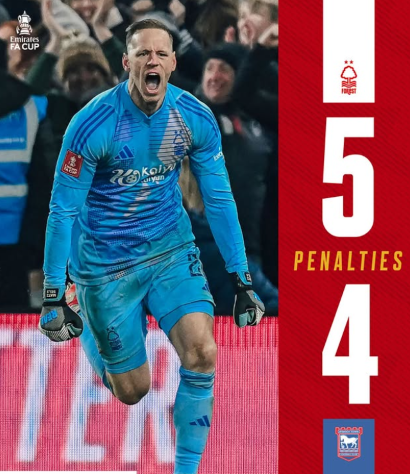 好調のノッティンガム・フォレストがPK先制しFAカップベスト8入り