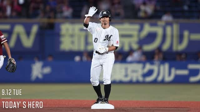 今季初アーチ ⚾️ロッテ・萩野貴司、逆転3ランホームラン🔥