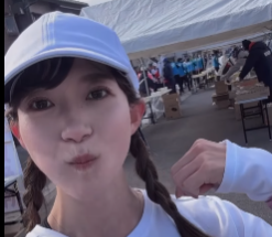 長谷川朋加、にしおマラソンで「もぐもぐラン」満喫！ 「どれもおいしくて最高！」