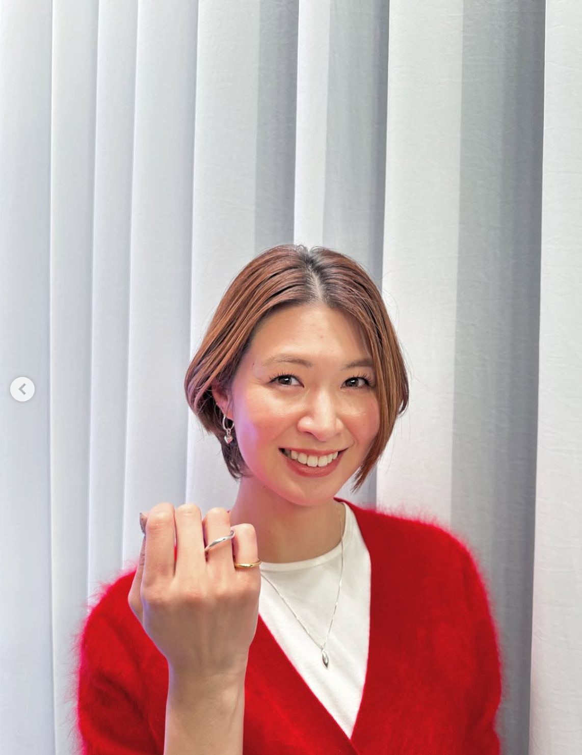 木村沙織、赤ニット披露「イタリアリーグ見に行きたい！」