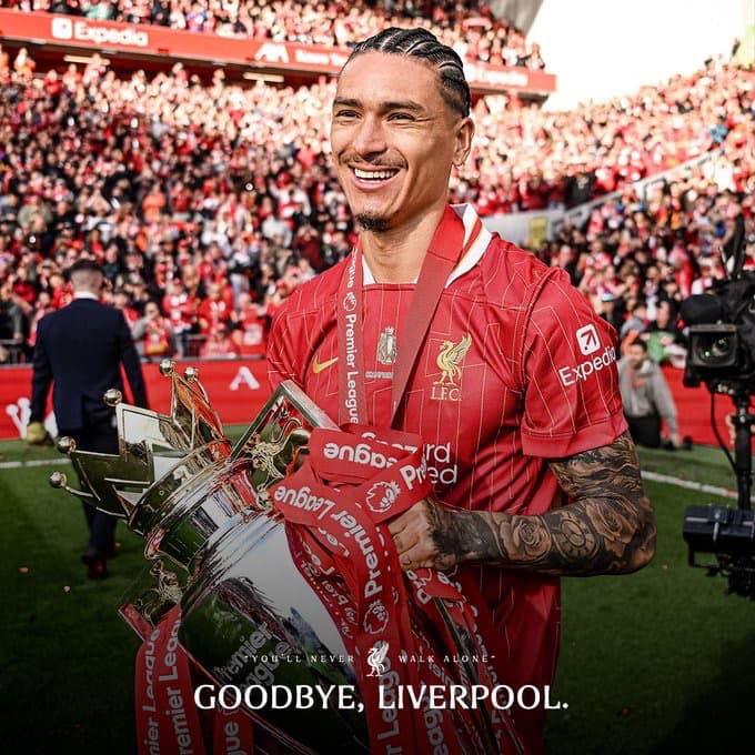 ダルウィン・ヌニェス、リバプールに別れ「永遠に心の一部」