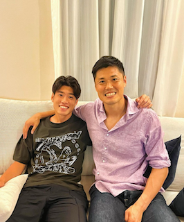 川島永嗣が元チームメイトとの２ショット公開！「うちのでっかい息子が、さらにでっかくなってうちに帰ってきました(笑)」