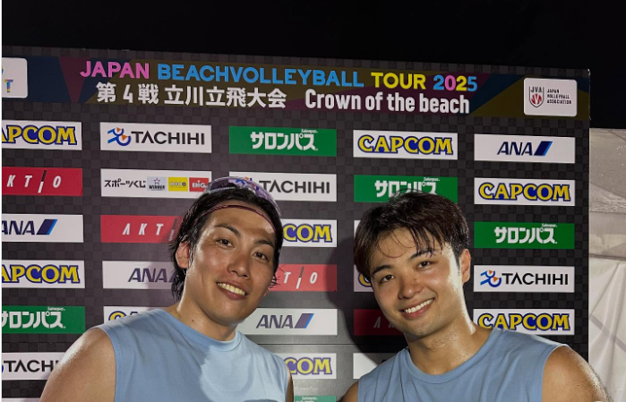 バレーボール全日本選手・山本龍が越川優とビーチバレー初ペア参戦！