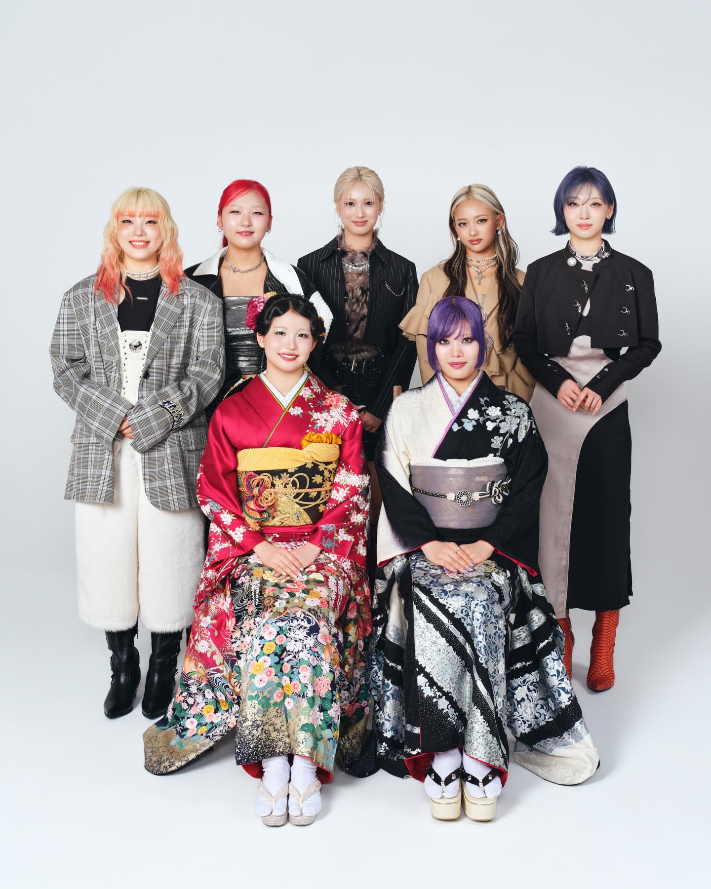 和と個性の融合…HANAメンバーの華やかすぎる晴れ姿