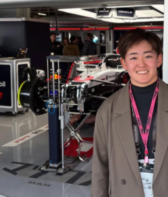 プロゴルファー・岩井明愛、F1から刺激を受ける「世界に届くように、私も頑張ります！」