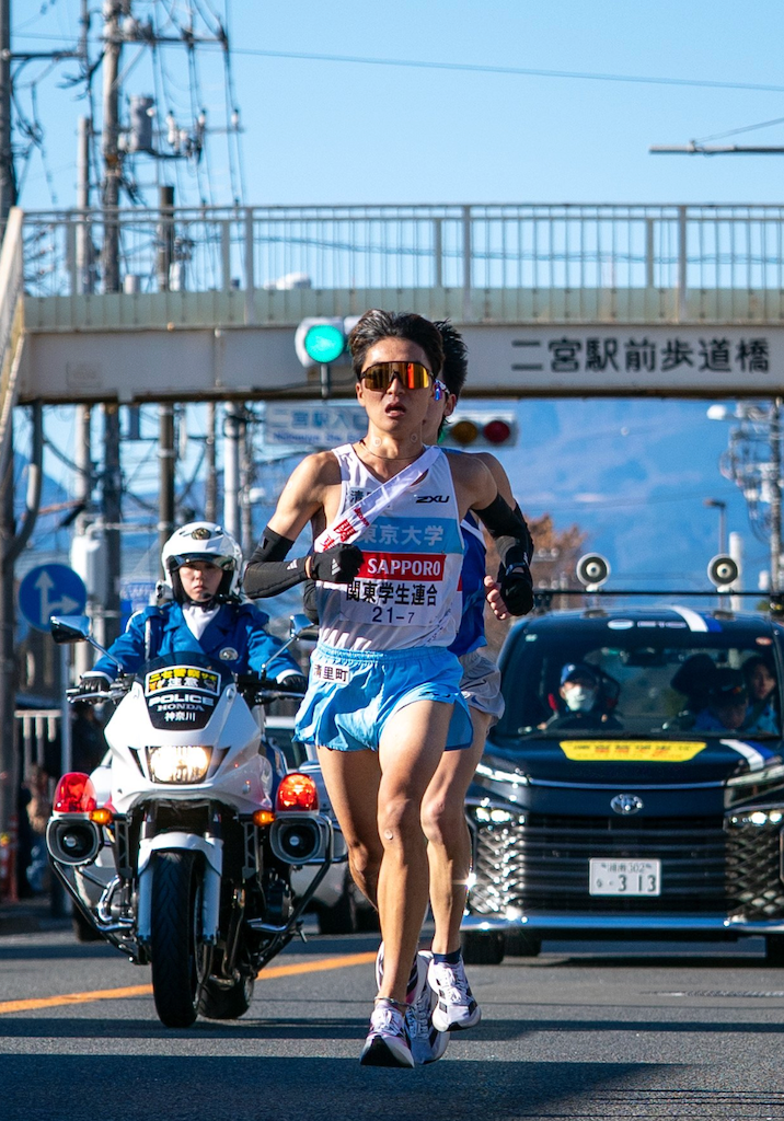 タスキに込めた覚悟 東大生ランナー秋吉拓真、箱根7区で全力走