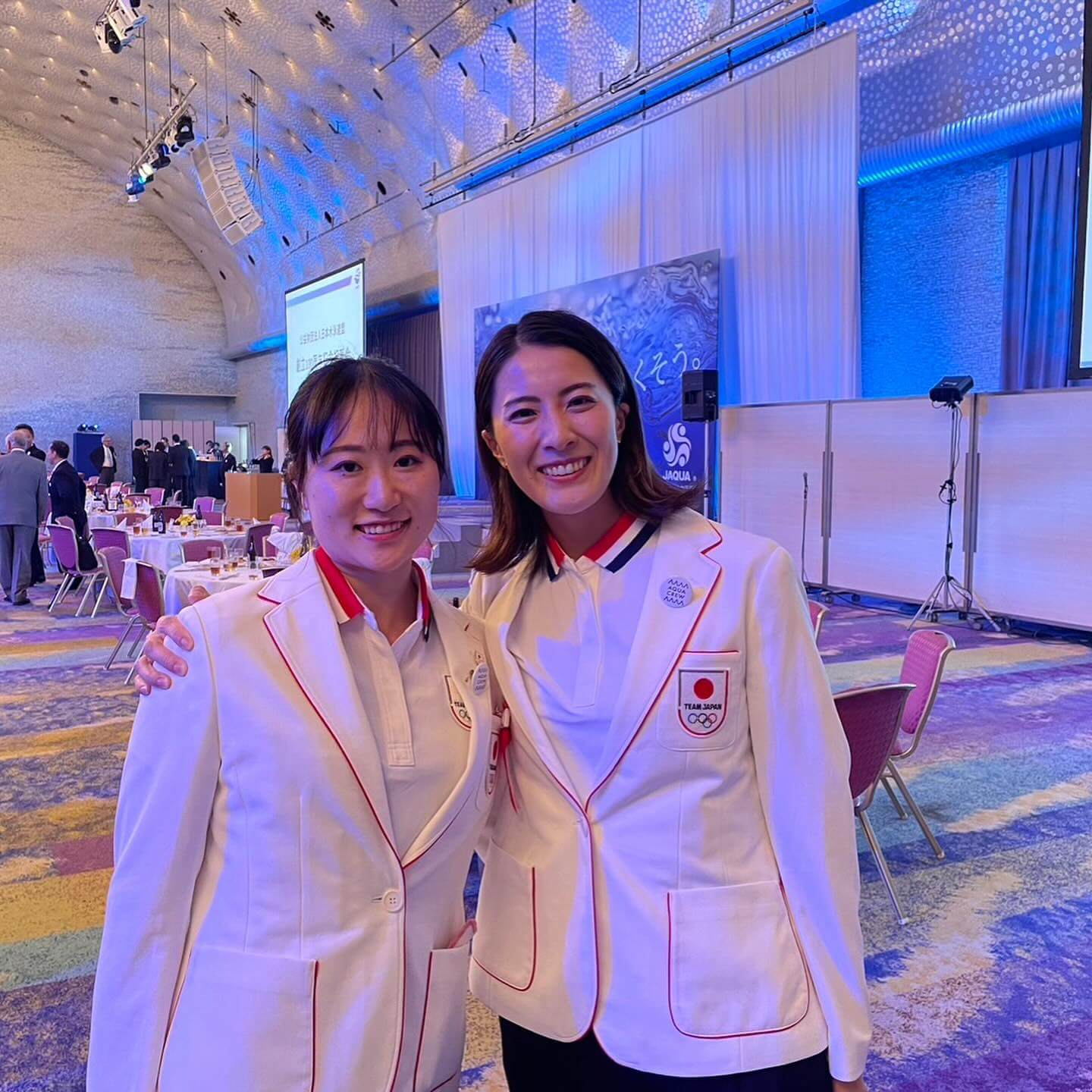 オリンピアン・大橋悠依、日本水泳連盟100周年記念祝賀会で功労者表彰を授与される！