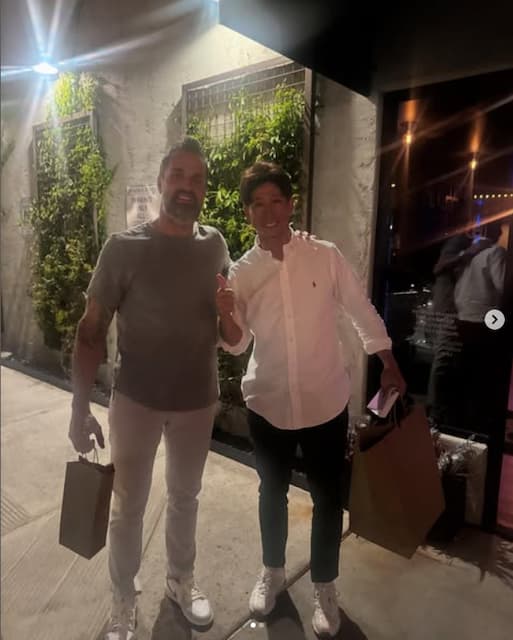 福田秀平が元同僚のデニス・サファテと食事に行ったことを報告。日本とアメリカの野球感などを話し合う。