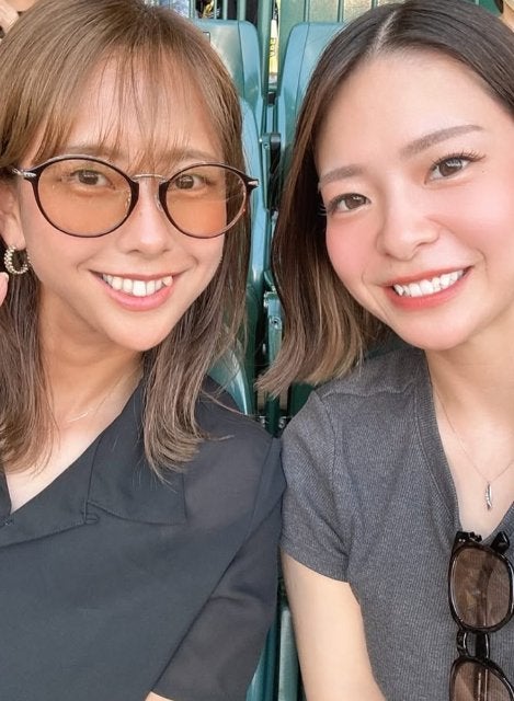 「甲子園で初観戦！」女子バレー・吉岡可奈、Zoff×リサ・ラーソンの夏サングラス姿を披露