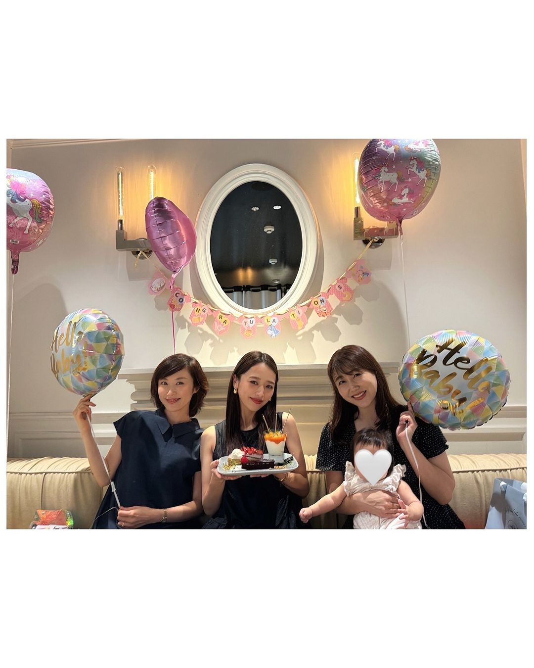 夫は人気芸人！第3子妊娠中の近藤千尋が芸人妻からサプライズ「幸せ空間すぎる」