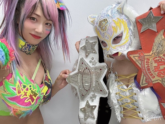 「ちゃんと持っててくれよ」元スターダムのウナギ・サヤカがあの覆面レスラーのベルトを狙う？