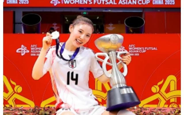 フットサル・松本直美、アジア制覇とW杯出場権獲得を報告「この想いを糧にして、また一歩ずつ進んでいきます」