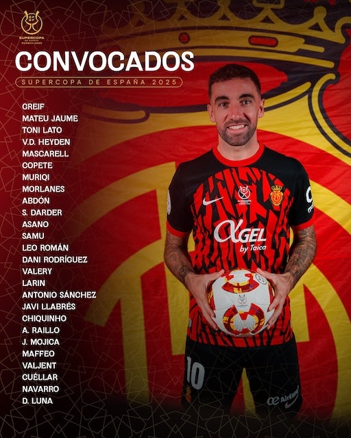 サウジアラビアでタイトル目指すマジョルカが招集メンバーを発表！浅野拓磨ら盤石なメンバーに