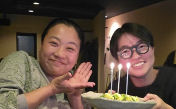 イモトアヤコ、誕生日に“ちらし寿司ケーキ” 大人な夜を満喫
