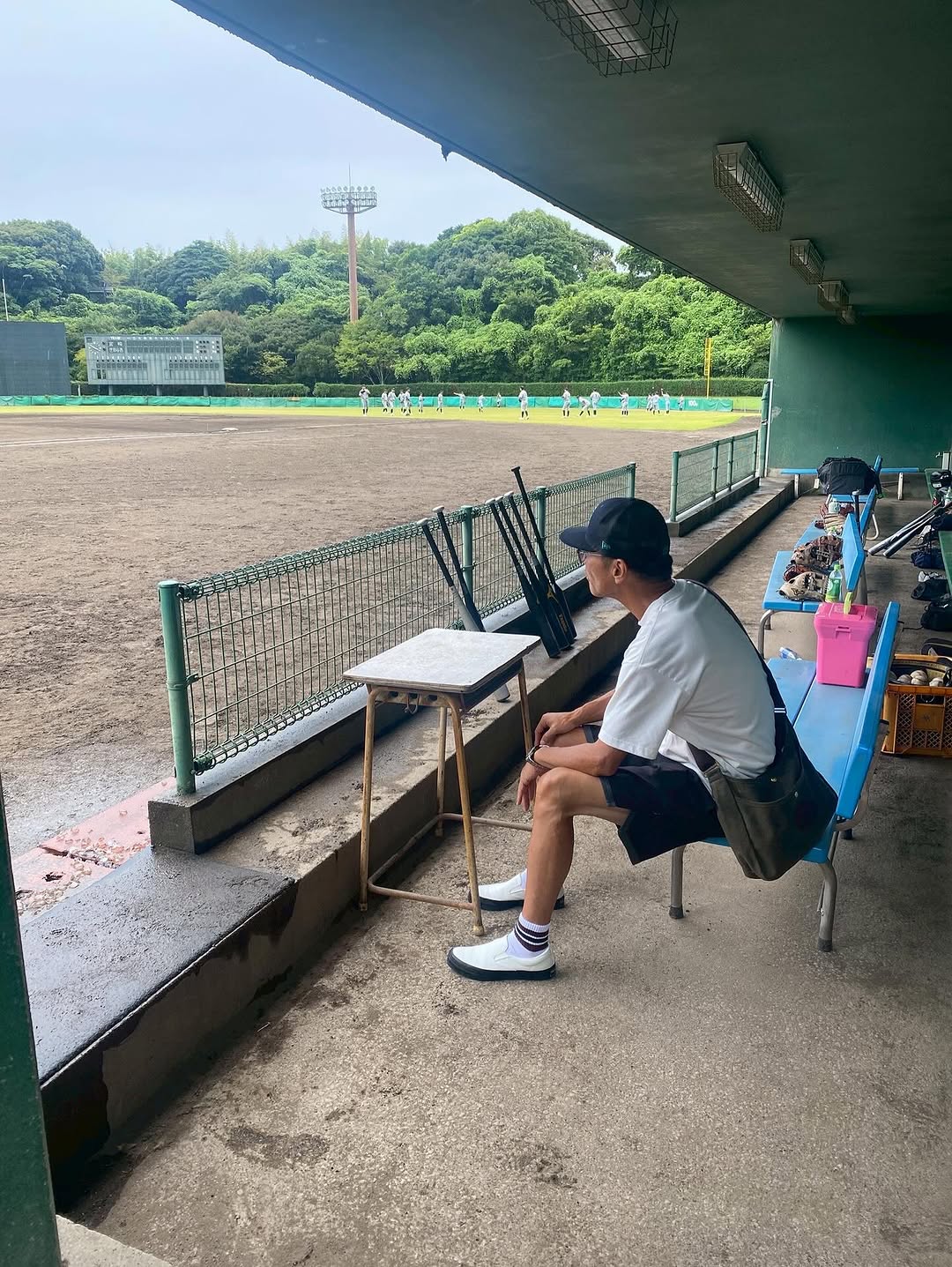 元木大介「現役時代思い出して懐かしかった」宮崎遠征オフショット公開
