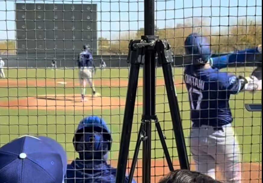 大谷翔平　ライブBPで豪快弾！！自身のインスタグラムに動画公開！