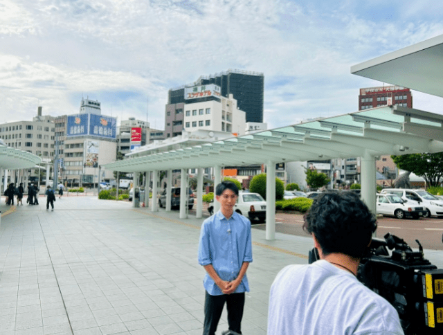 元青学大陸上部主将・田中悠登アナ、"はじめての生中継"の緊張に思わず競技前のルーティン⁉