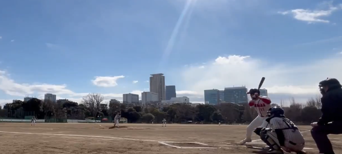 「久々の打席」武井壮が野球をしている姿を公開