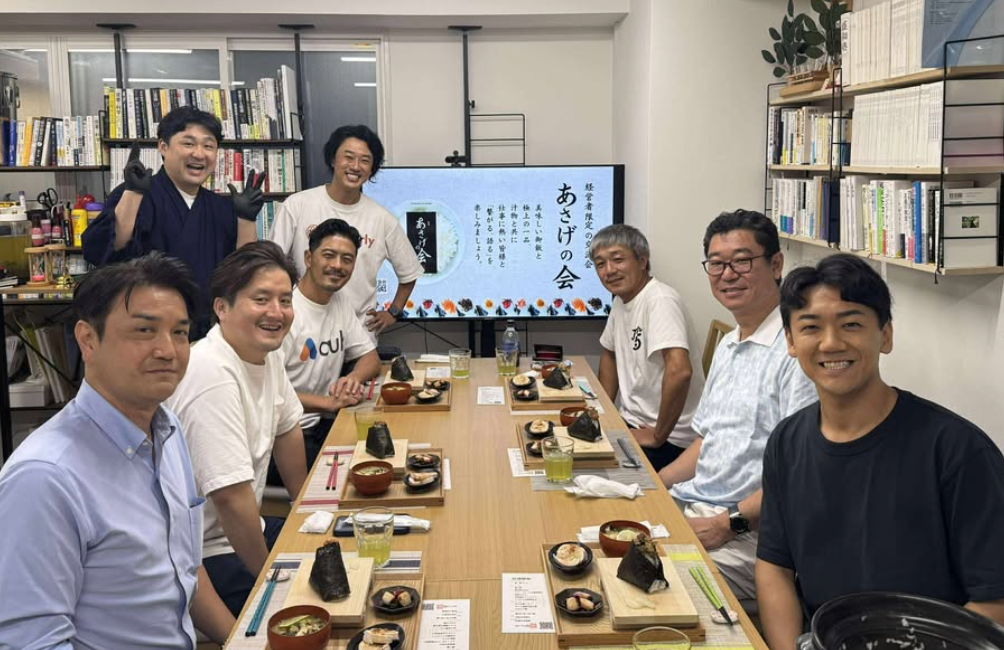 「腸が喜ぶランチとは？」元日本代表・鈴木啓太、話題の『あさげの腸活会』を開催