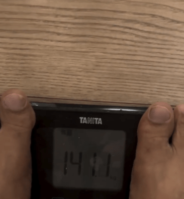 豊ノ島、日課の体重測定も