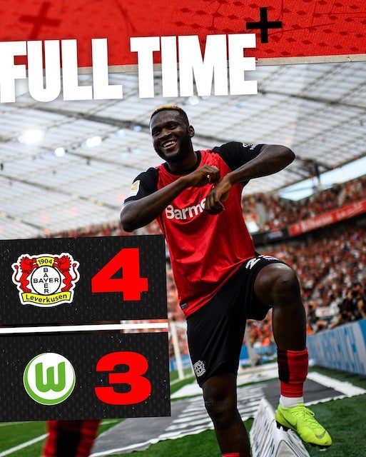 今年も勝負強さは健在！王者レバークーゼンが終盤に決勝点で3連勝