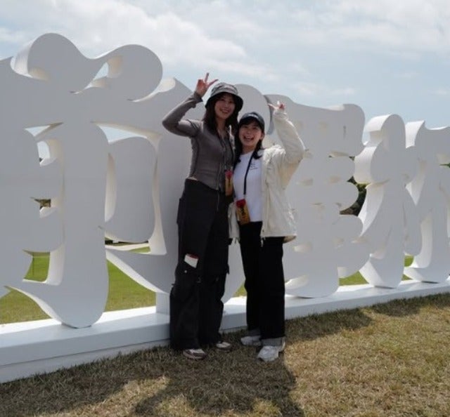 「バーディもみせてくれてかっこよかったです！」稲村亜美がなみっきーと前澤杯観戦！