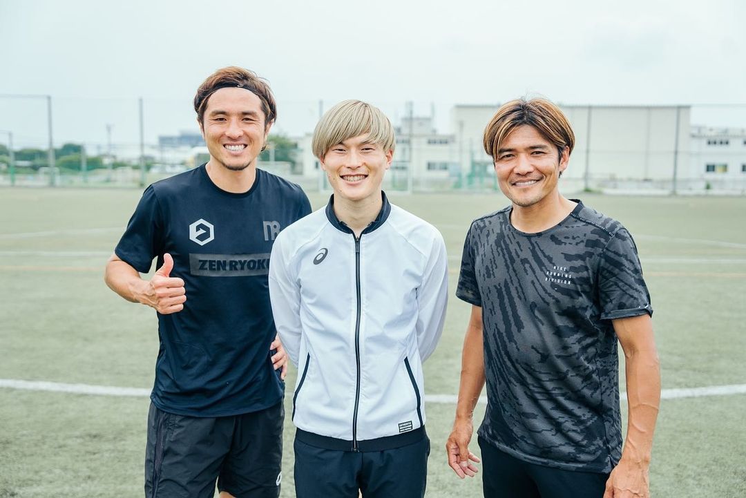 「最高の時間でした😊」那須大亮さんが古橋亨梧、大久保嘉人さんとシュート対決！？