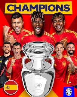 スペインが難敵イングランド撃破で史上最多4度目のEURO優勝を果たす！
